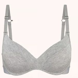 Lively All-Day No-Wire Push-Up Bra gray